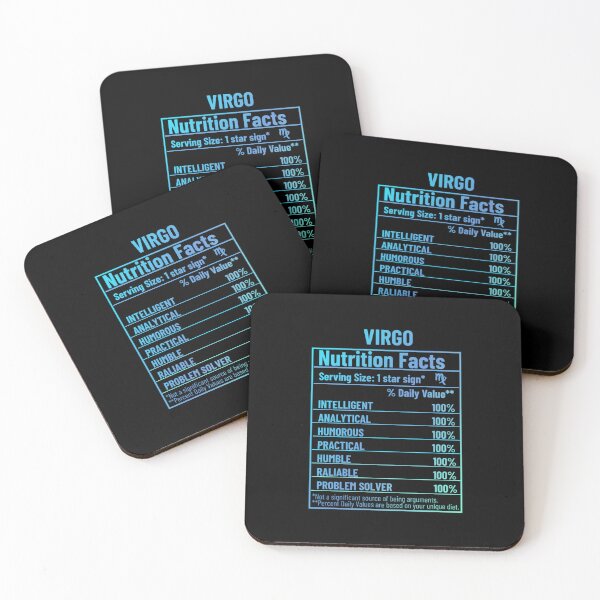 Item preview,  Virgo Nutrition Facts designed and sold by SimplyCosmic11.