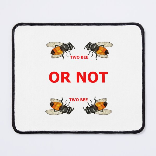 Item preview, To Be Or Not To Be - Shakespearean Bees of Mortality frame a classic quote designed and sold by VerdeDoodleDuck.