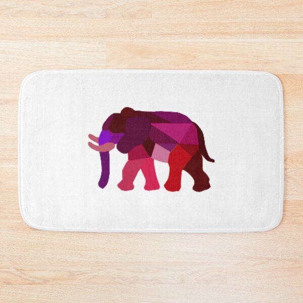 Item preview, Geometric Elephant Magentas  designed and sold by doodle-mittens.