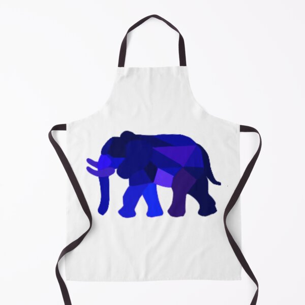 Item preview, Geometric Elephant Blues  designed and sold by doodle-mittens.