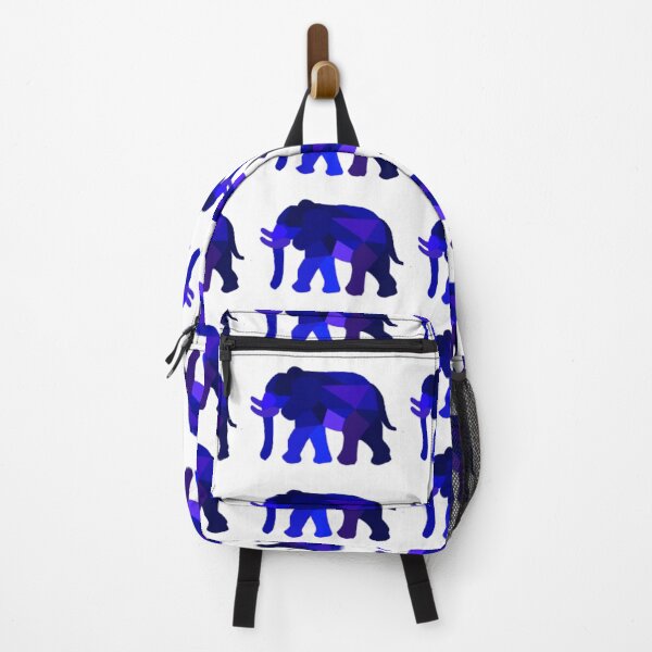 Item preview, Geometric Elephant Blues designed and sold by doodle-mittens.