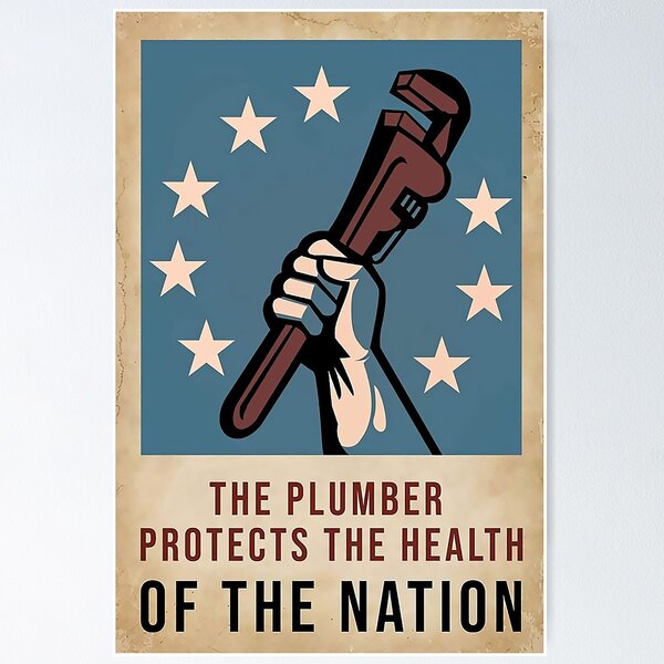 Item preview, The Plumber Protects The Health Of The Nation designed and sold by Juliece30.