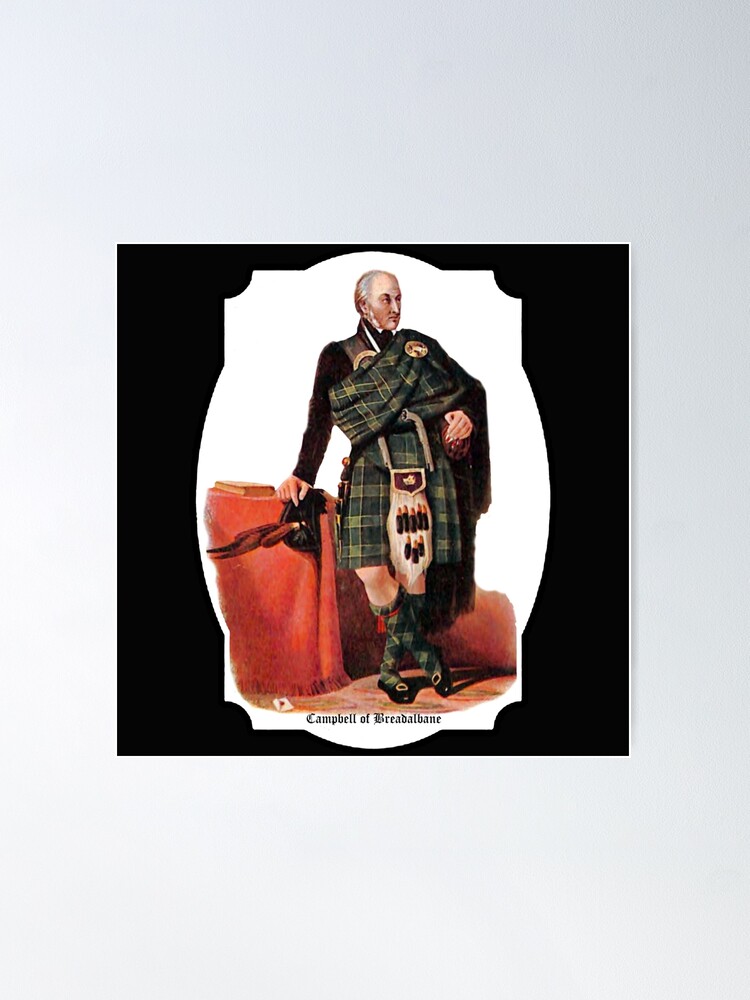 Clan Campbell of Breadalbane Scottish Clan Surname crest Poster for Sale  by BagTown Clans