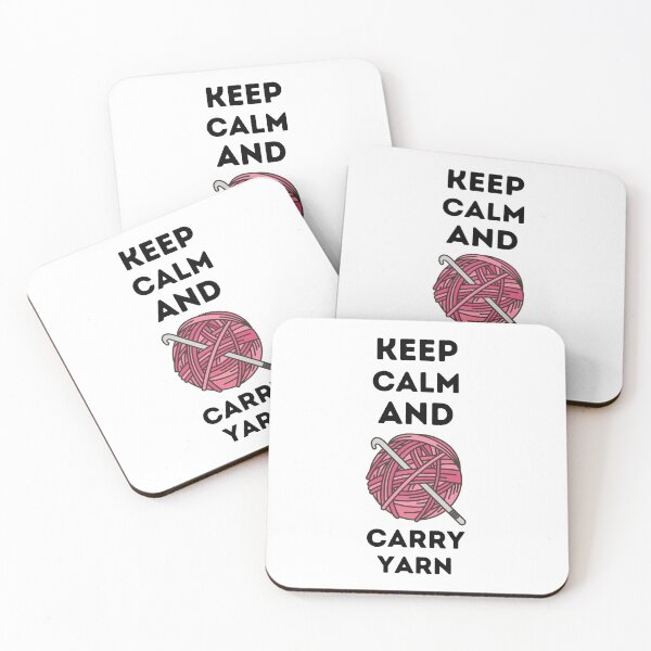 Item preview, Keep Calm and Carry Yarn ,  designed and sold by Every Pet  Shirts.