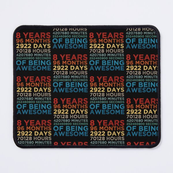 Item preview, Kids 8th Birthday 8 Years Old Vintage Retro 96 Months Boys And Girls designed and sold by pedrored369.