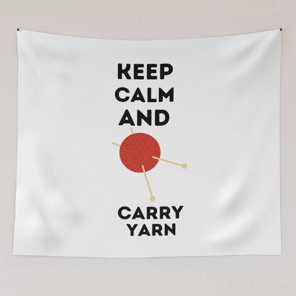 Item preview,  Keep Calm and Carry Yarn ,  designed and sold by Every Pet  Shirts.