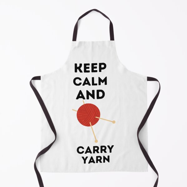 Item preview, Keep Calm and Carry Yarn , designed and sold by Every Pet Shirts.
