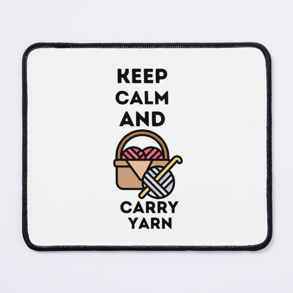 Item preview,  Keep Calm and Carry Yarn ,  designed and sold by Every Pet  Shirts.