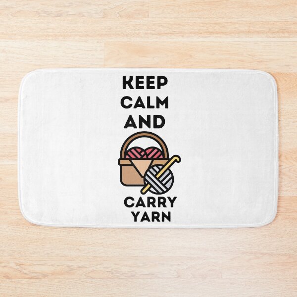 Item preview,  Keep Calm and Carry Yarn ,  designed and sold by Every Pet  Shirts.