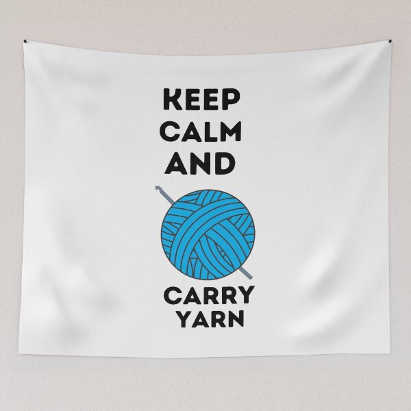 Item preview,  Keep Calm and Carry Yarn ,  designed and sold by Every Pet  Shirts.