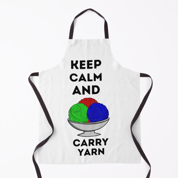 Item preview, Keep Calm and Carry Yarn , designed and sold by Every Pet Shirts.