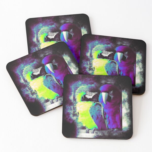 Item preview, Tropical Paradise Parrots Color Explosion designed and sold by KemeDesign.