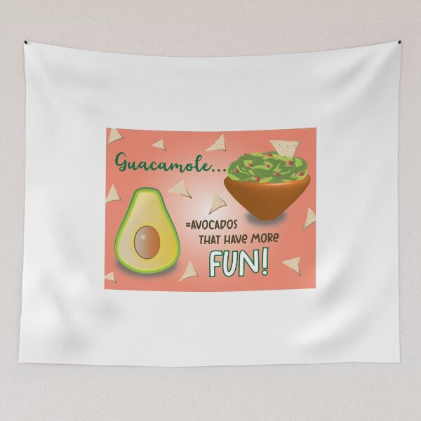 Item preview, Guacamole=Avocados that Have More Fun digital version designed and sold by EmilySutin.