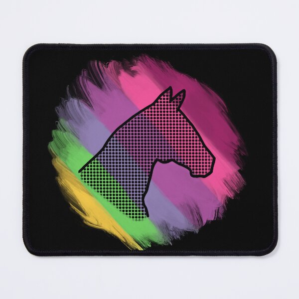 Item preview, Horse head on a spring palette background designed and sold by Mimi Foley.