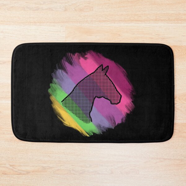 Item preview, Horse head on a spring palette background  designed and sold by Mimi Foley.