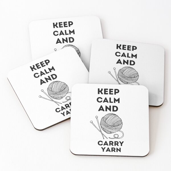 Item preview, opy of Keep Calm and Carry Yarn ,  designed and sold by Every Pet  Shirts.