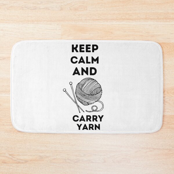 Item preview, opy of Keep Calm and Carry Yarn ,  designed and sold by Every Pet  Shirts.