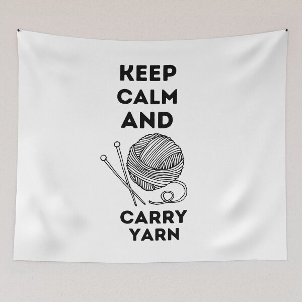 Item preview, opy of Keep Calm and Carry Yarn ,  designed and sold by Every Pet  Shirts.