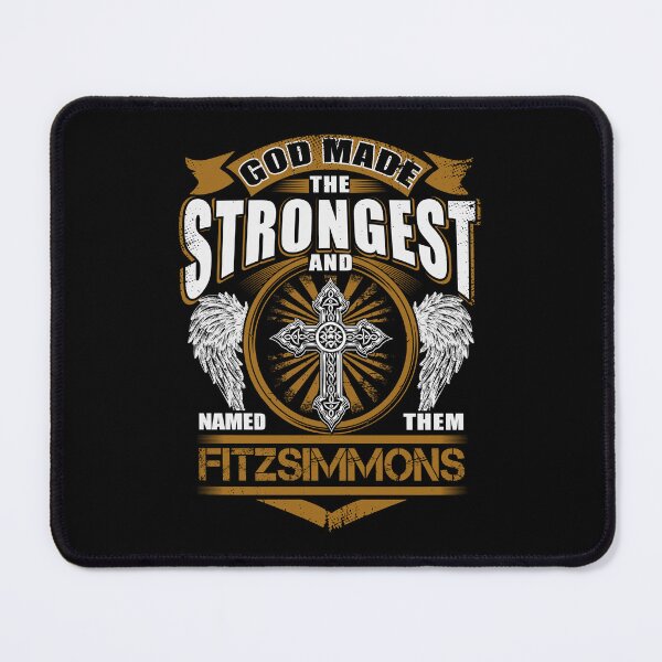 Item preview, Fitzsimmons Name T Shirt - God Found Strongest And Named Them Fitzsimmons Gift Item Tee designed and sold by anthonyodo.