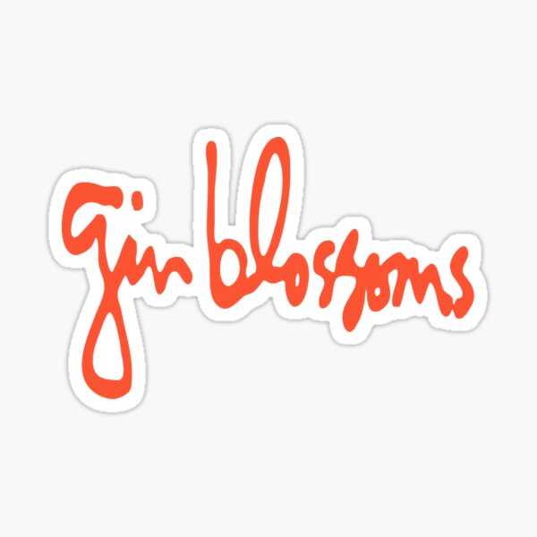 "Gin blossoms logo classic t shirt" Sticker for Sale by dreyathaa8555