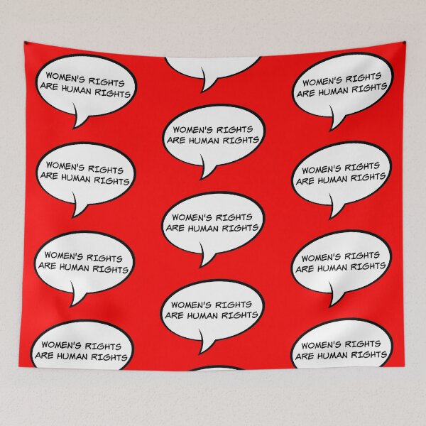 Item preview, Women's Rights Are Human Rights - Speech Bubble Edition designed and sold by FangirlFuel.