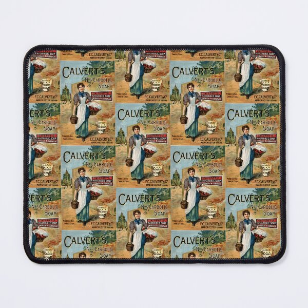 Item preview, Vintage Calvert's Carbolic Soap Advertisement Poster 2, Charwoman, 19th Century Women's Fashion designed and sold by hjsmith.