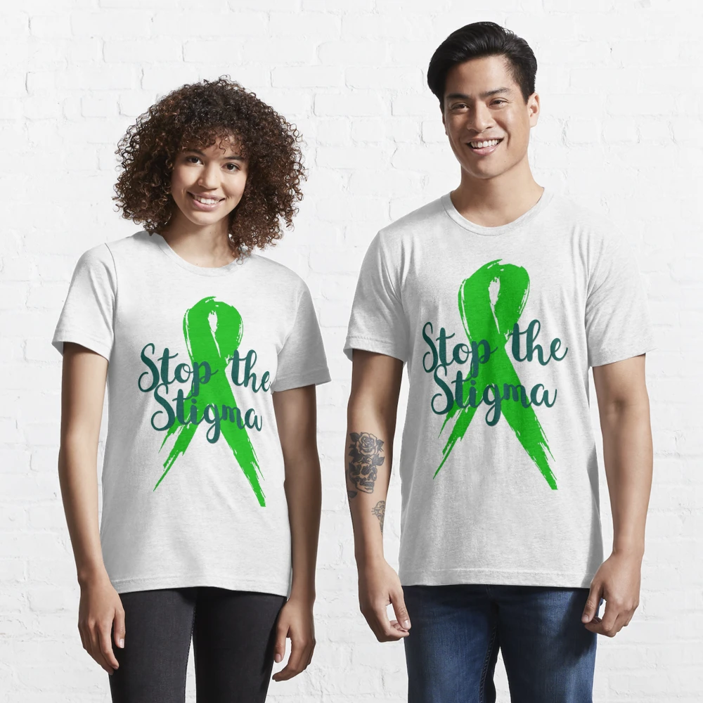 End the Stigma script T-Shirt - Mental Health Shirt - Diversely Human