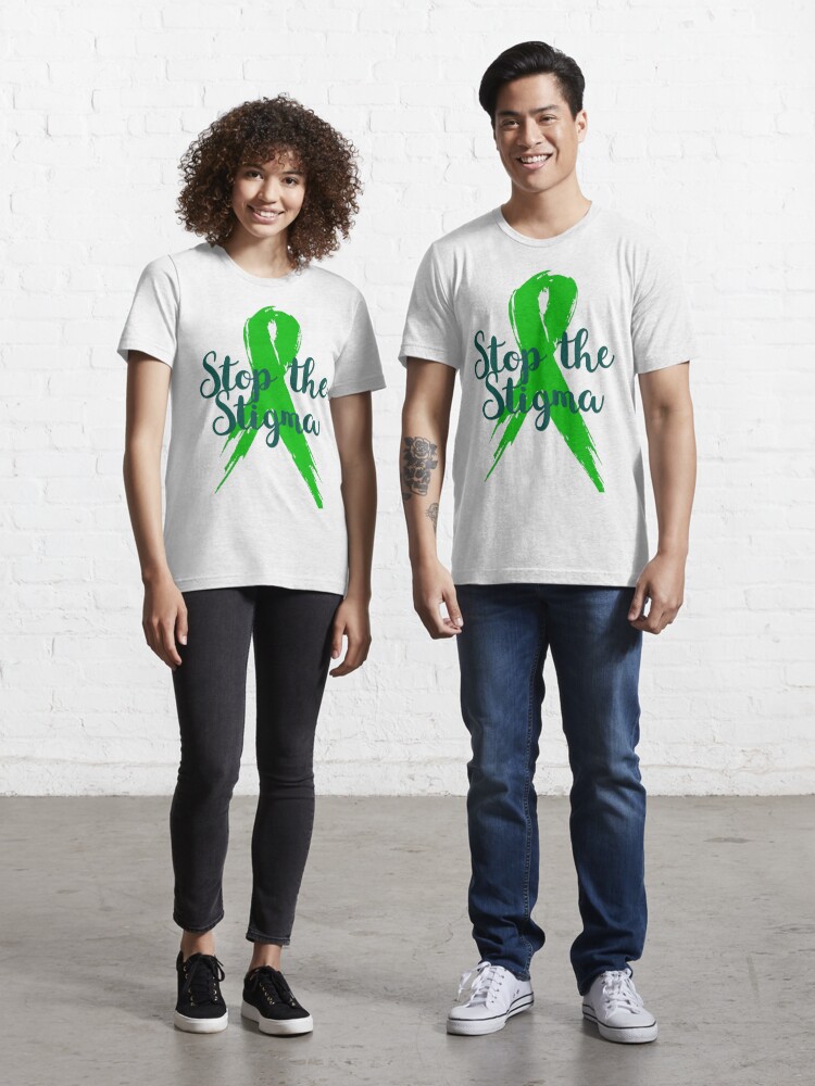End the Stigma script T-Shirt - Mental Health Shirt - Diversely Human