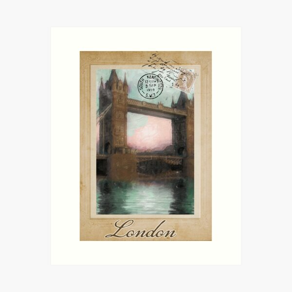 Item preview, European Vacation London designed and sold by Sasha Art Gallery.