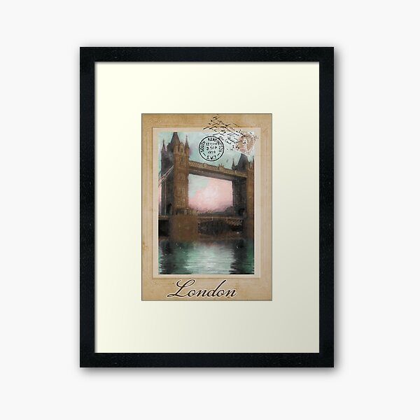 Item preview, European Vacation London designed and sold by Sasha Art Gallery.