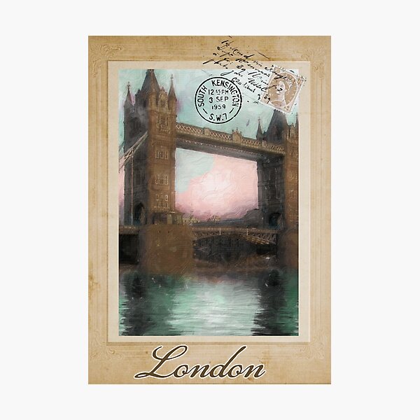Item preview, European Vacation London designed and sold by Sasha Art Gallery.