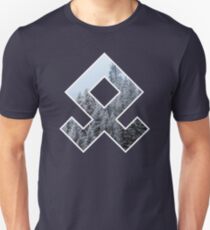 Forested Odal Rune Unisex T-Shirt