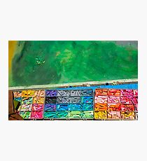 Chalk Colors Photographic Print