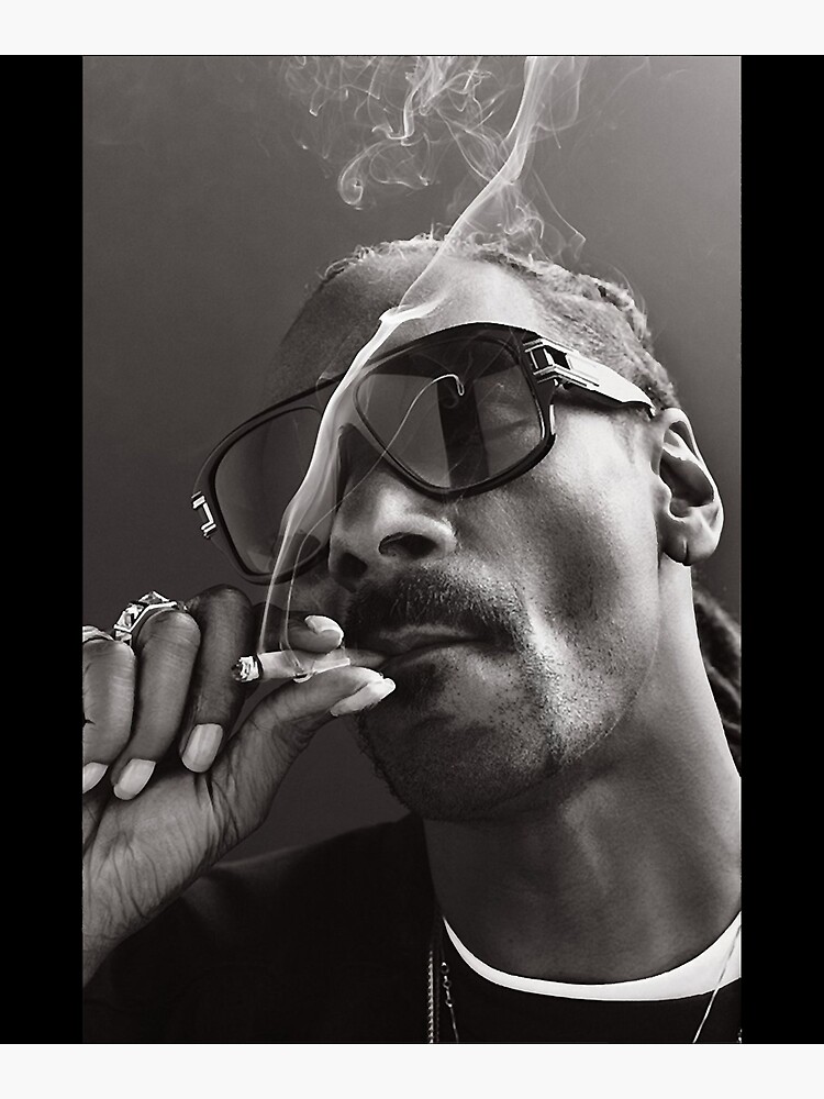 "snoop Dogg Smoking " Poster For Sale By AnnikaLanzi | Redbubble