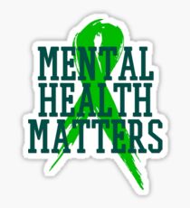 Pegatina La salud mental importa: termine el estigma