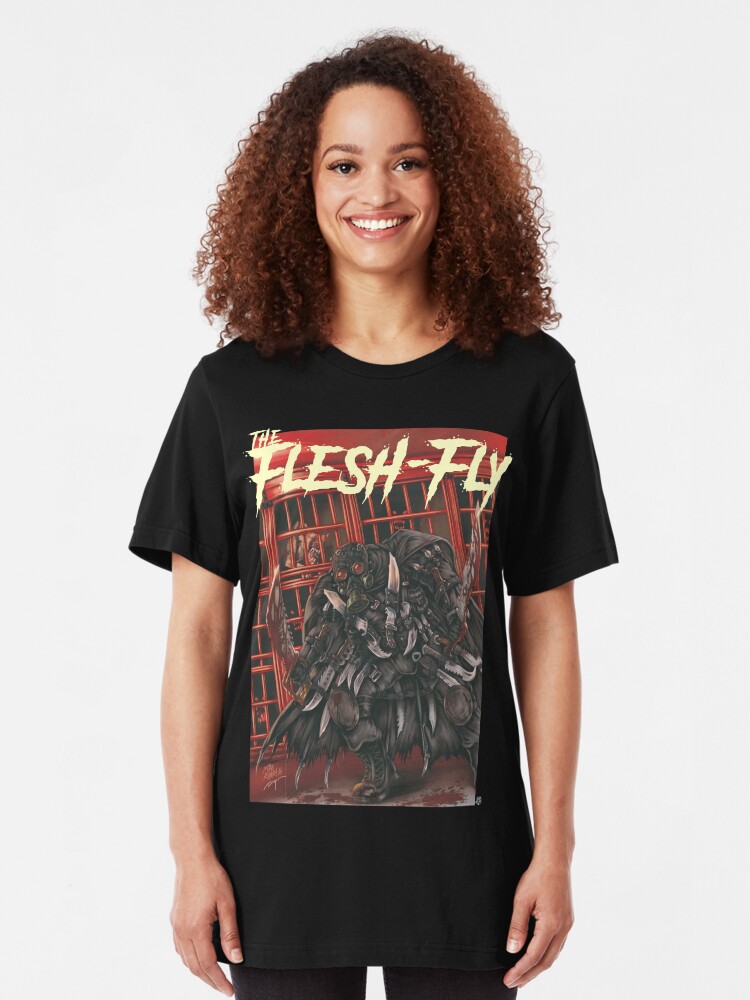 Vista alternativa de Camiseta ajustada The Flesh-Fly