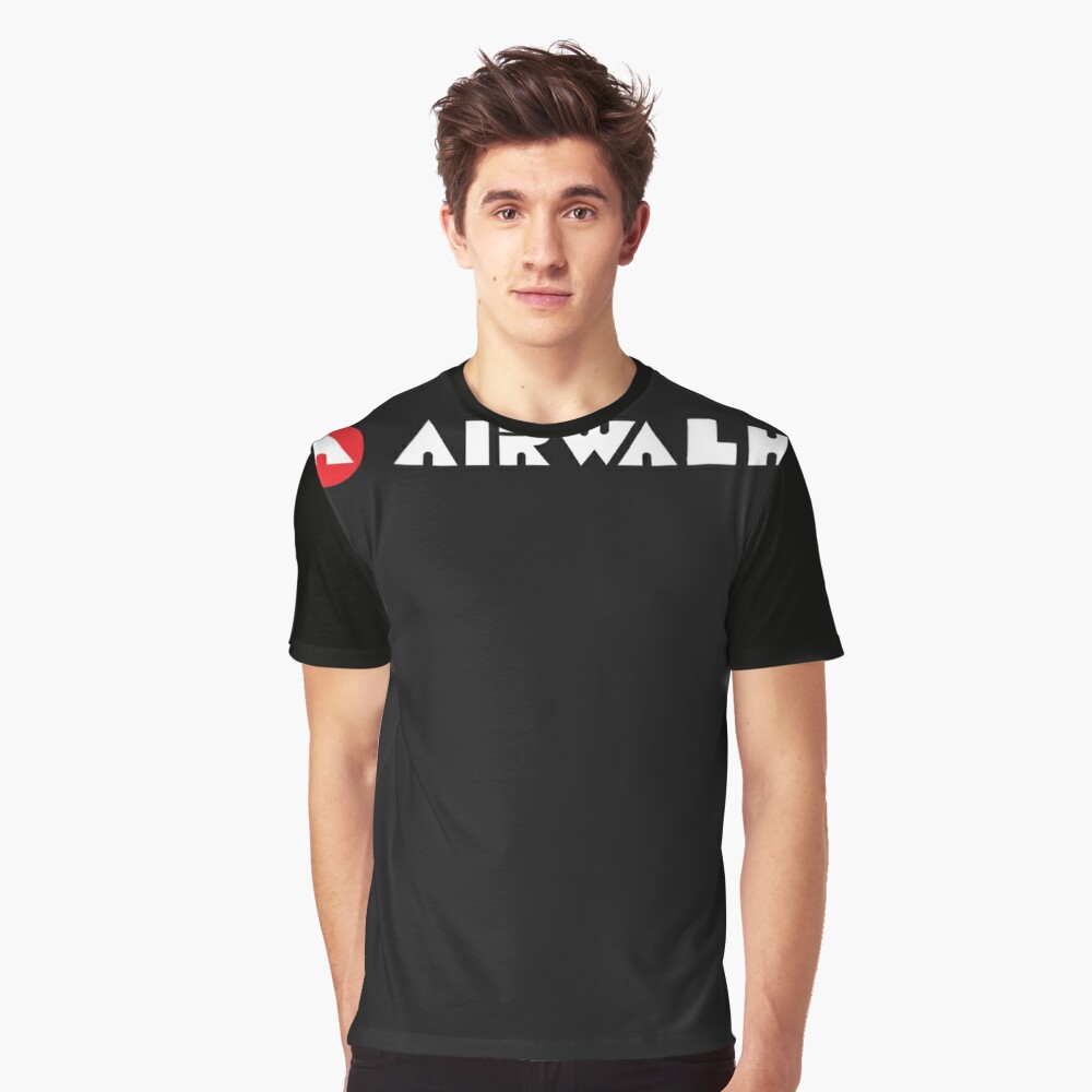 T-Shirt Airwalk Logo Stampato Black