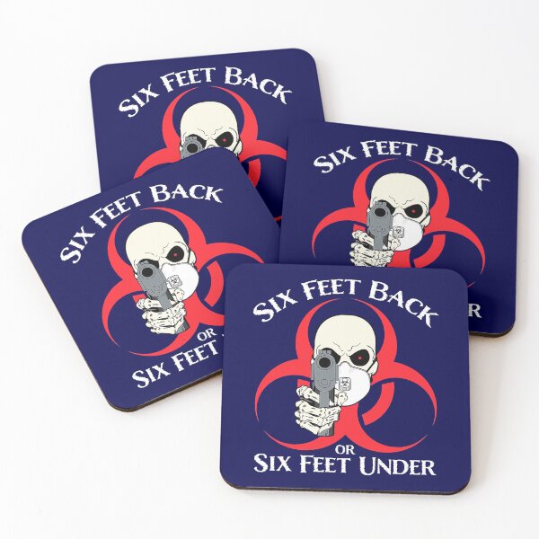 Item preview, Six Feet Back Or Six Feet Under Classic Unisex Men Best Vintage Youth Trending designed and sold by FGGHHJ.