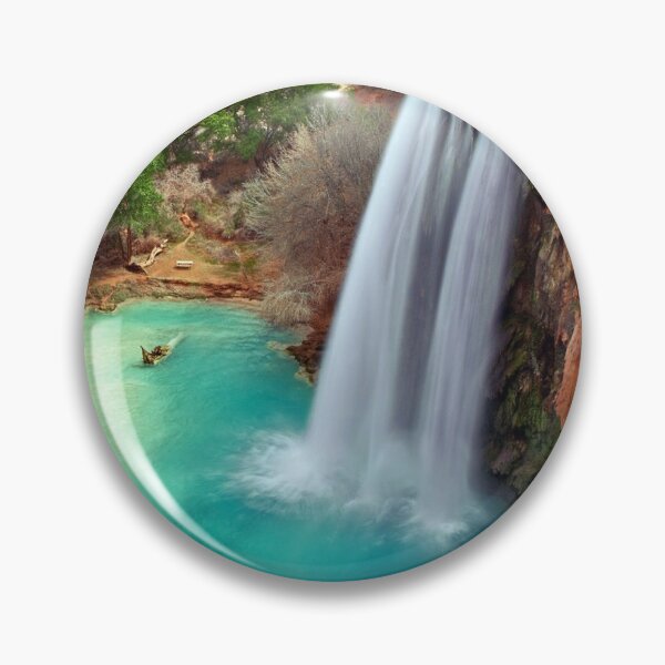 Item preview, Green water - Havasu falls  from the rocky mountain  designed and sold by anisbbmbrush.