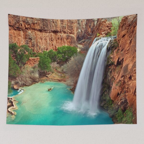 Item preview, Green water - Havasu falls  from the rocky mountain  designed and sold by anisbbmbrush.