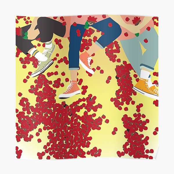 "The Band Camino Roses Album Cover Art" Poster by SareemJ Redbubble