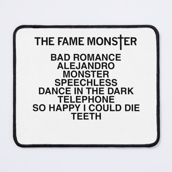 Item preview, The Fame Monster Album Tracklist (songs) designed and sold by AlertStore.