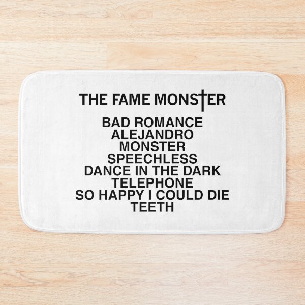 Item preview, The Fame Monster Album Tracklist (songs) designed and sold by AlertStore.