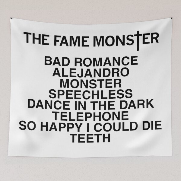 Item preview, The Fame Monster Album Tracklist (songs) designed and sold by AlertStore.