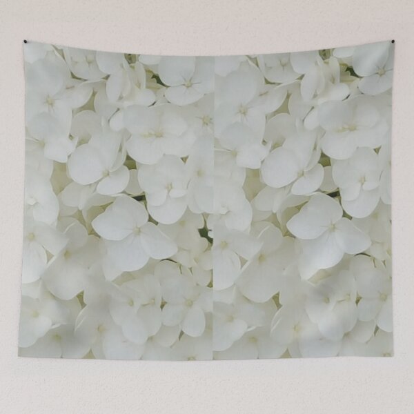 Item preview, Hydrangea Flowers White Blossom Floral Photography designed and sold by URSparklingShop.
