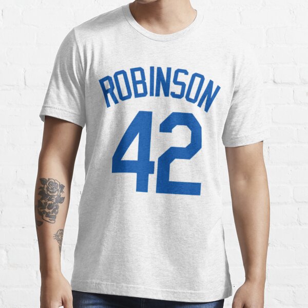 Jackie Robinson #42 Essential Tee M / Triblend Blue