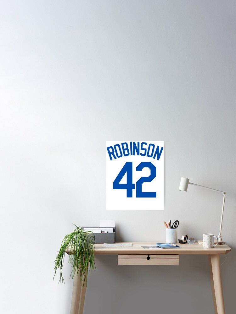 Jackie Robinson Watercolor Poster