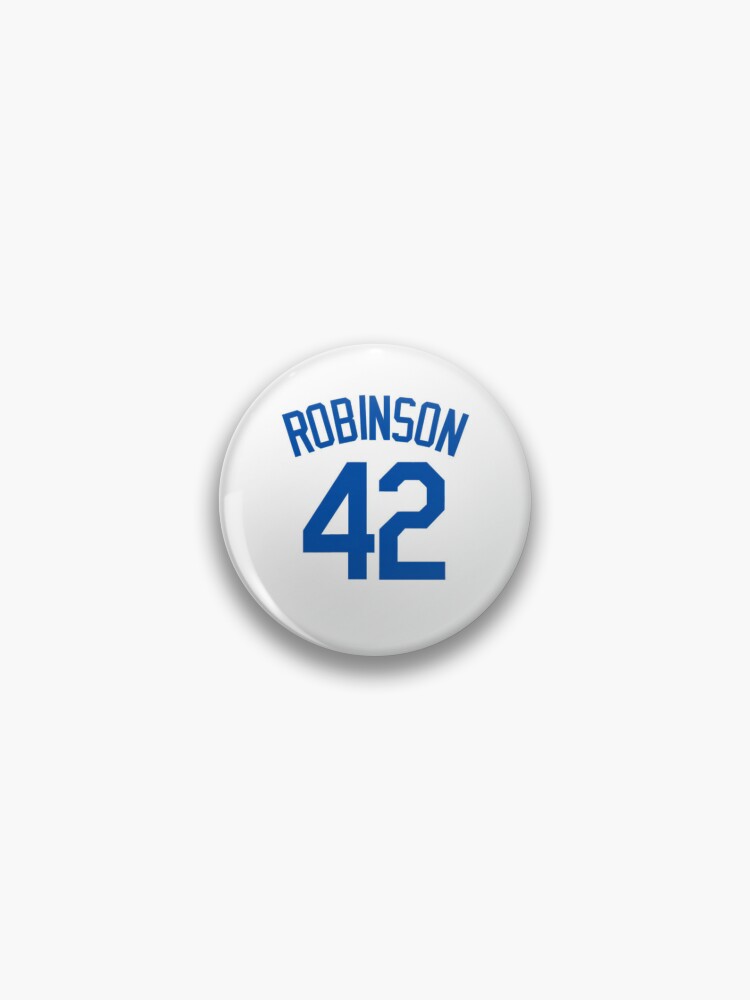 Jackie Robinson Baseball Number 42 Honoring Baseball Barrier Breaker   Sticker for Sale by prohockeylabs