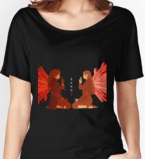 Camiseta ancha para mujer Yin y Yang