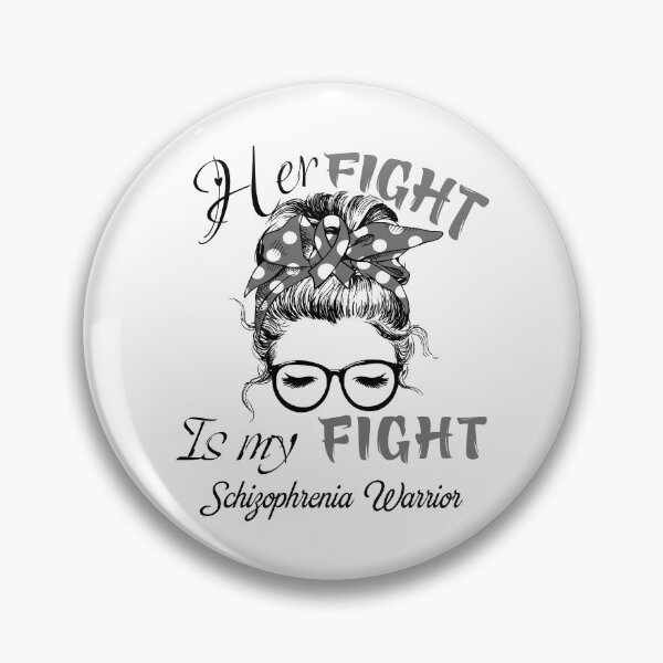 Item preview, Schizophrenia Awareness - Her Fight is my Fight - Support Schizophrenia Gifts designed and sold by Aaron309.